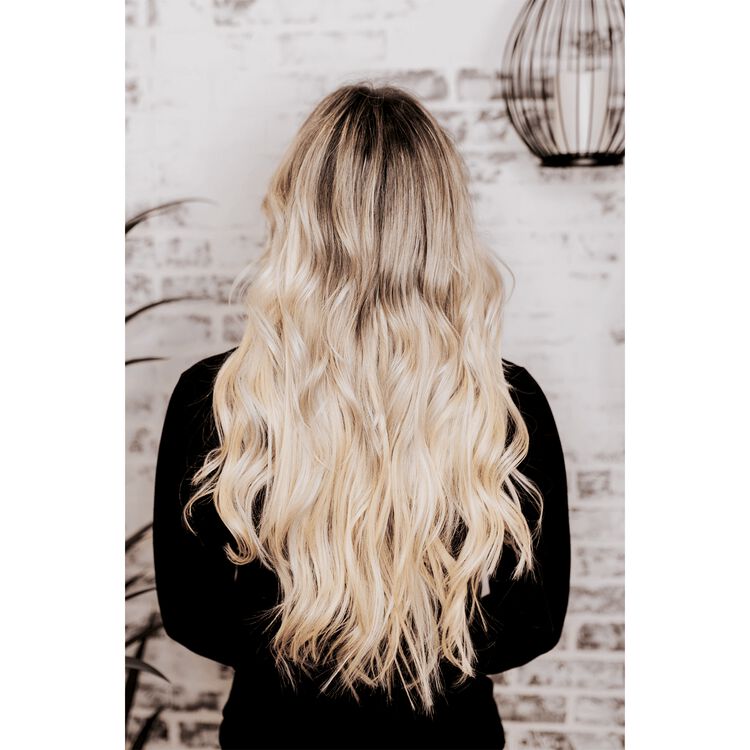Barely Xtensions Ultra Seamless Clip In 27/613 Blonde Frost Remy Hair