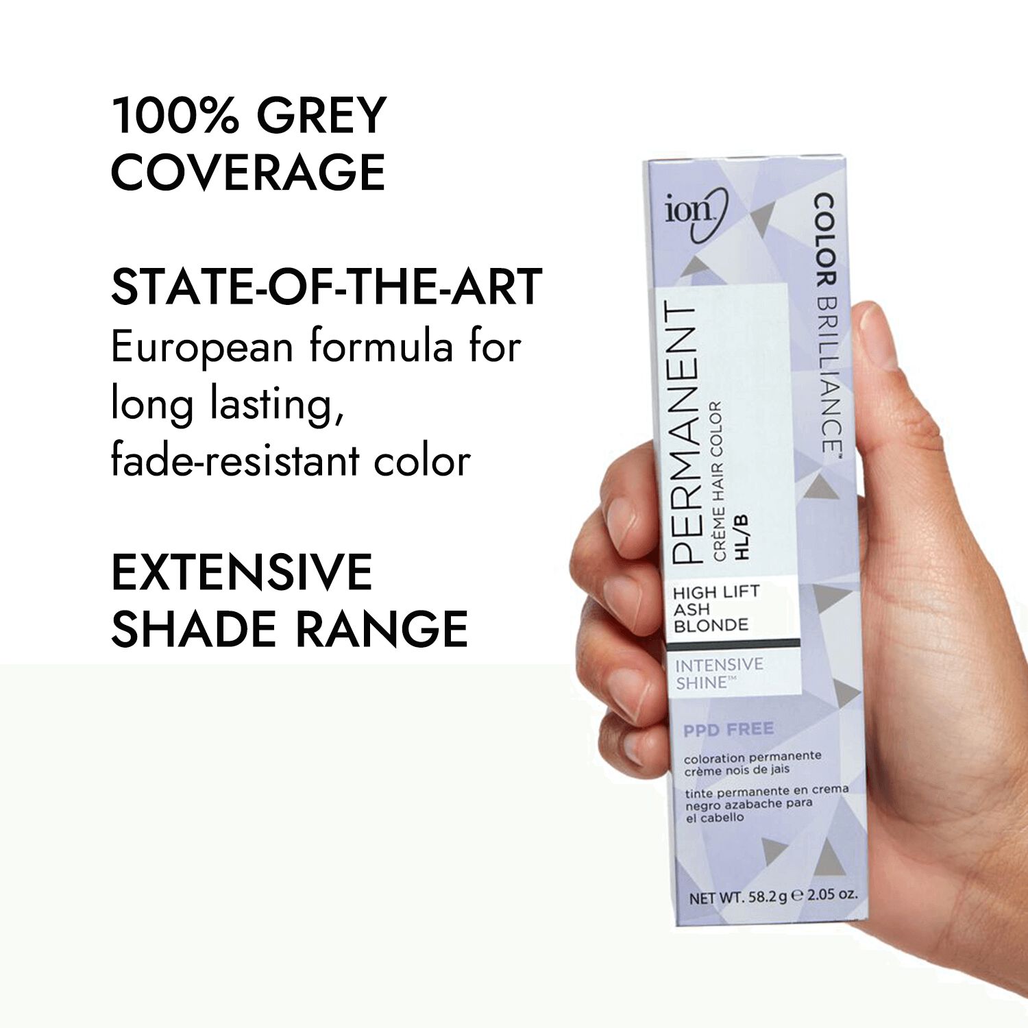 Ion HLB Hi Lift Ash Blonde Permanent Creme Hair Color by Color