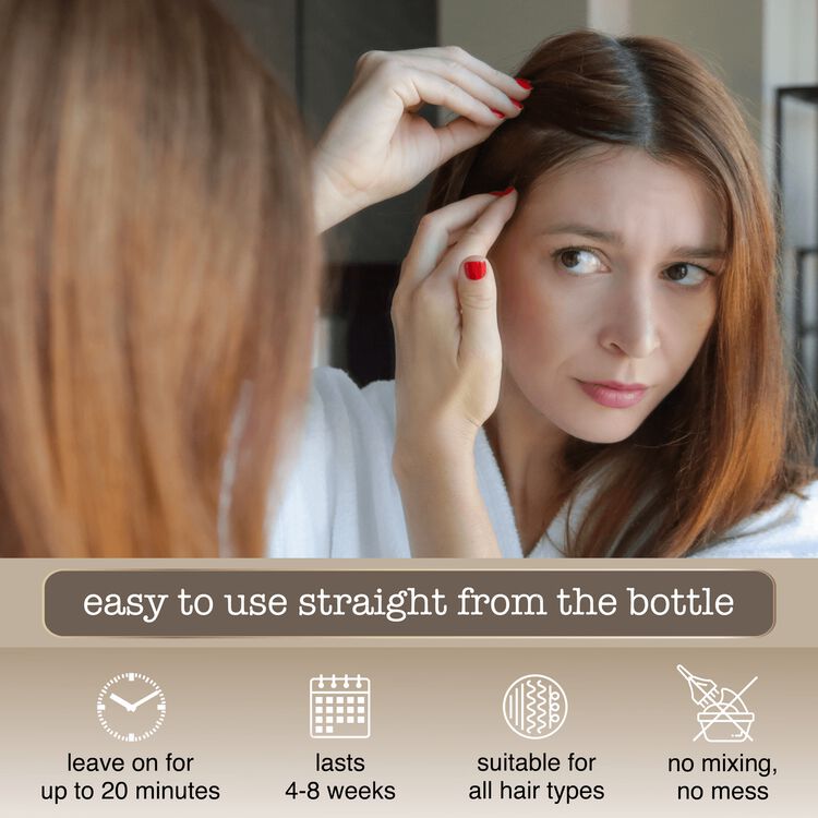 Light Brown Glossy Color & Gloss & Repair Semi Permanent Hair Gloss