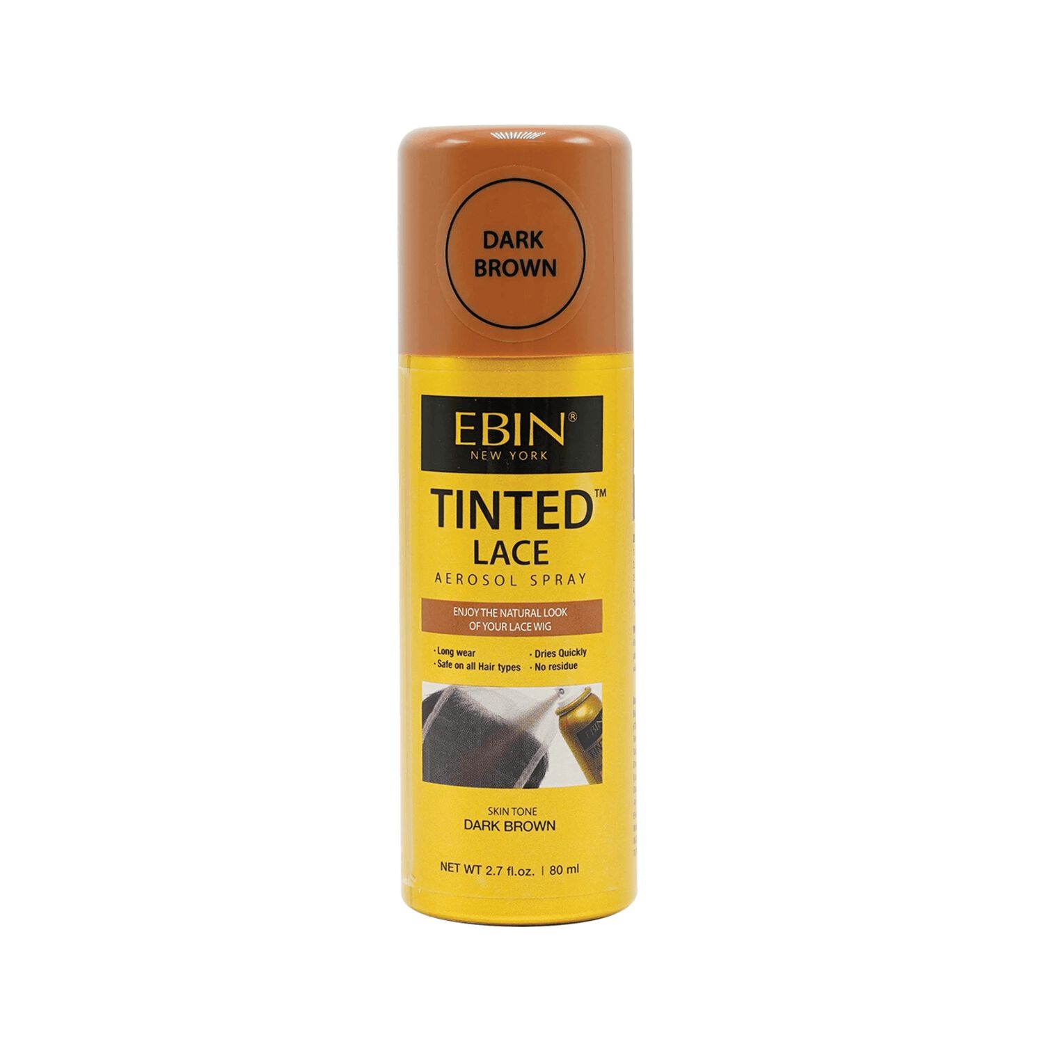 Dark Brown Tinted Lace Aerosol Spray