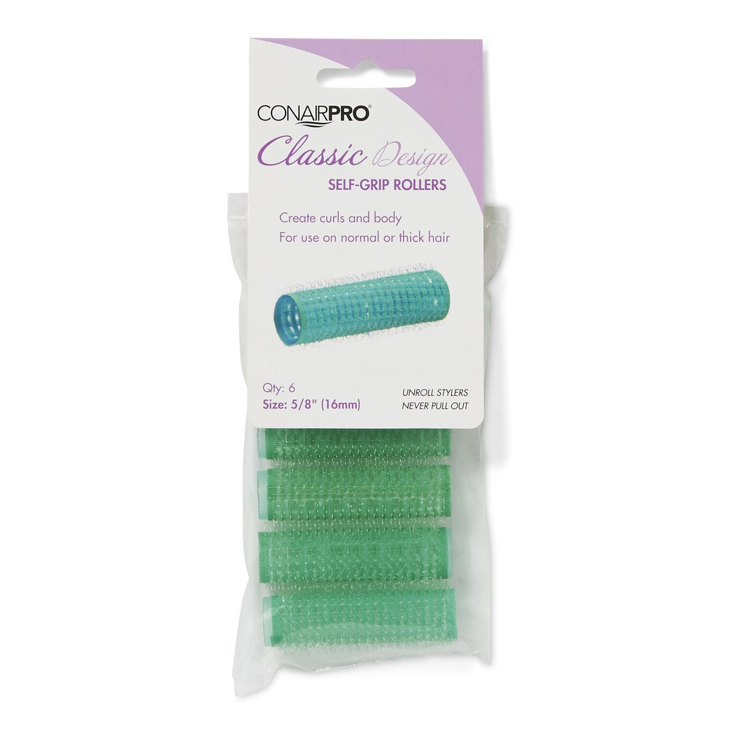 Conair Professional Classic Style 5/8 Inch Self Grip Rollers by Jilbere Curlers And Rollers