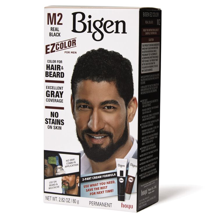 Bigen Men S Ez Permanent Hair Color M2 Real Black Permanent Hair