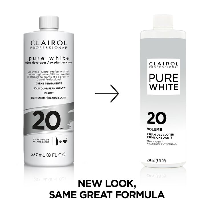 Pure White 20 Volume Creme Developer 8 Oz