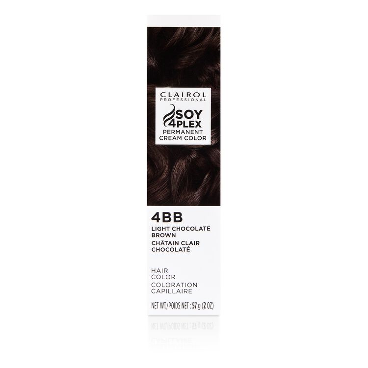 Clairol Professional 4BB Light Chocolate Brown Permanent Crème Hair Color  by Soy4Plex | Permanent Hair Color | Sally Beauty