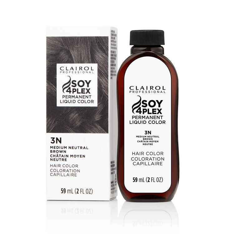3N Medium Neutral Brown Permanent Liquid Hair Color