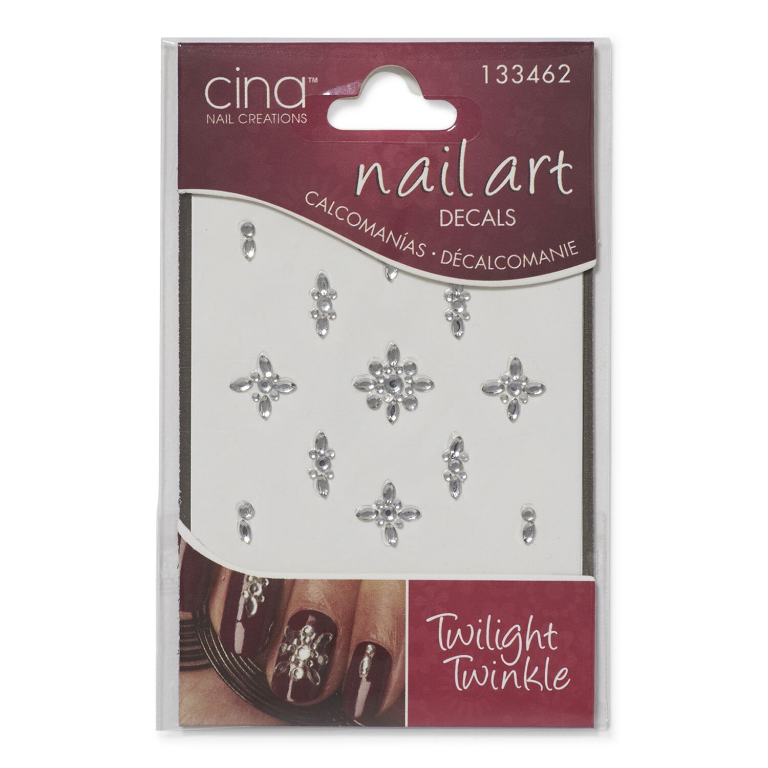 Cina Nail Creations Twilight Twinkles Art Jewelry Decals Nail Art