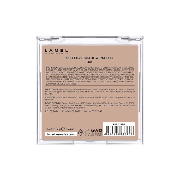 SELFLOVE Shadow Palette 402