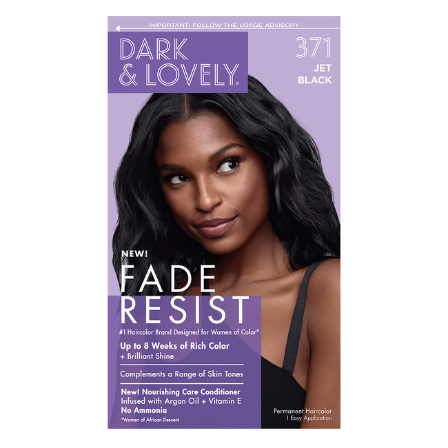 Fade Resistant Jet Black Permanent Hair Color