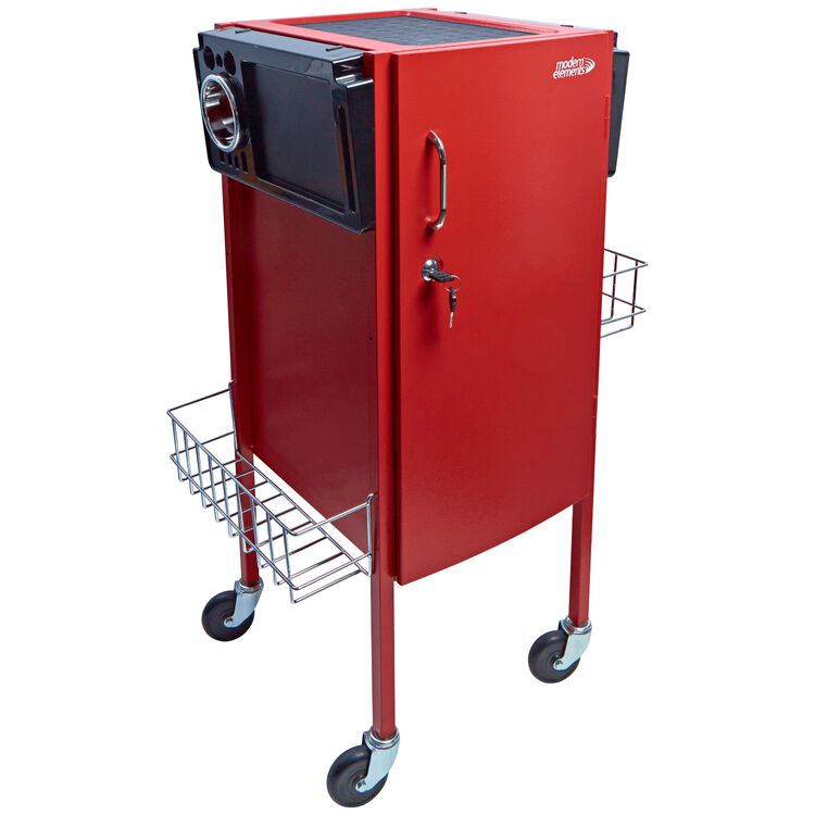 JLS-500 Metal Trolley Red