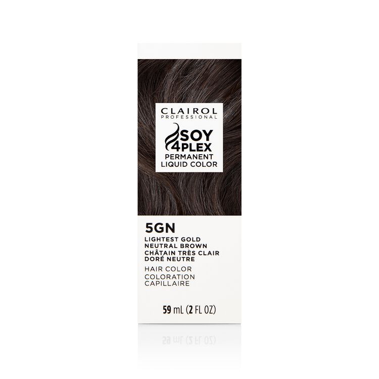 5GN Lightest Gold Neutral Brown Permanent Liquid Hair Color