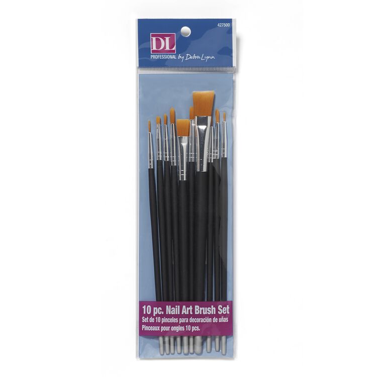 10 Piece Nail Art Brush Set