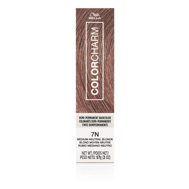 7N Medium Neutral Blonde Demi Permanent Cream Hair Color