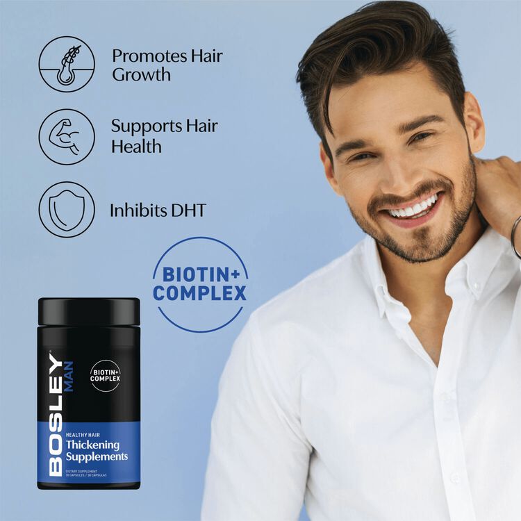Men's Healthy Hair Thickening Supplements