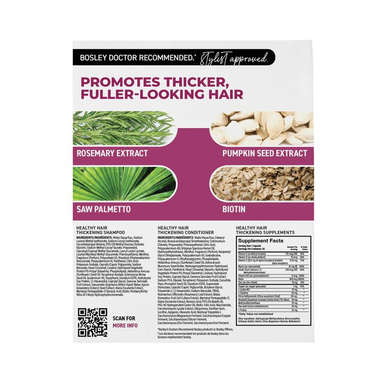 Women's Healthy Hair Thickening System