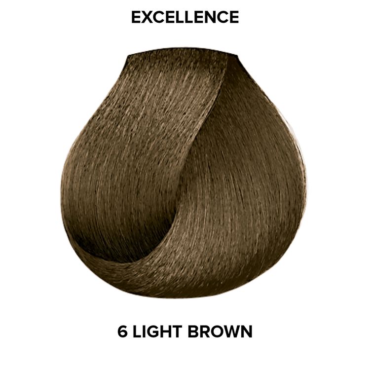 6 Light Brown Permanent Creme Hair Color