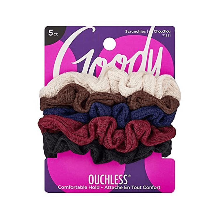 Small Ribbed Scrunchies 5 Count