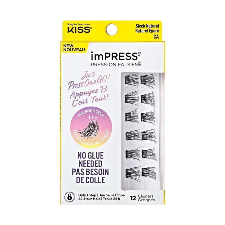 imPRESS Press on Falsies - Sleek Natural Cluster Lashes