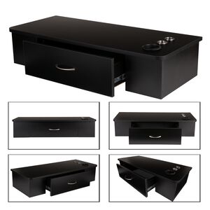 Wall Mount Vanity Black