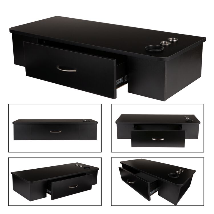 Wall Mount Vanity Black