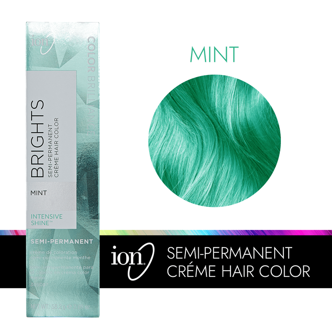 Mint Color Brilliance Brights Semi Permanent Hair Color By Ion Demi Semi Permanent Hair Color Sally Beauty