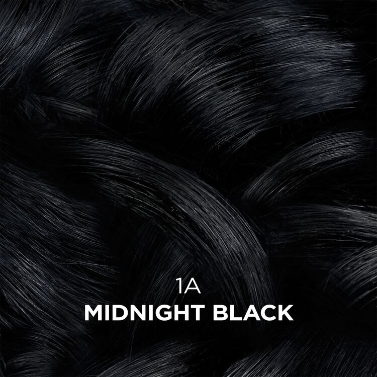 1A Midnight Black Semi Permanent Hair Color