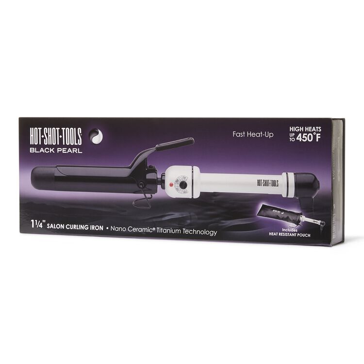Hot Shot Tools Black Pearl Ceramic Curling Irons Curling Irons Sally Beauty