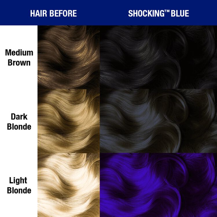 Shocking Blue Semi Permanent Cream Hair Color