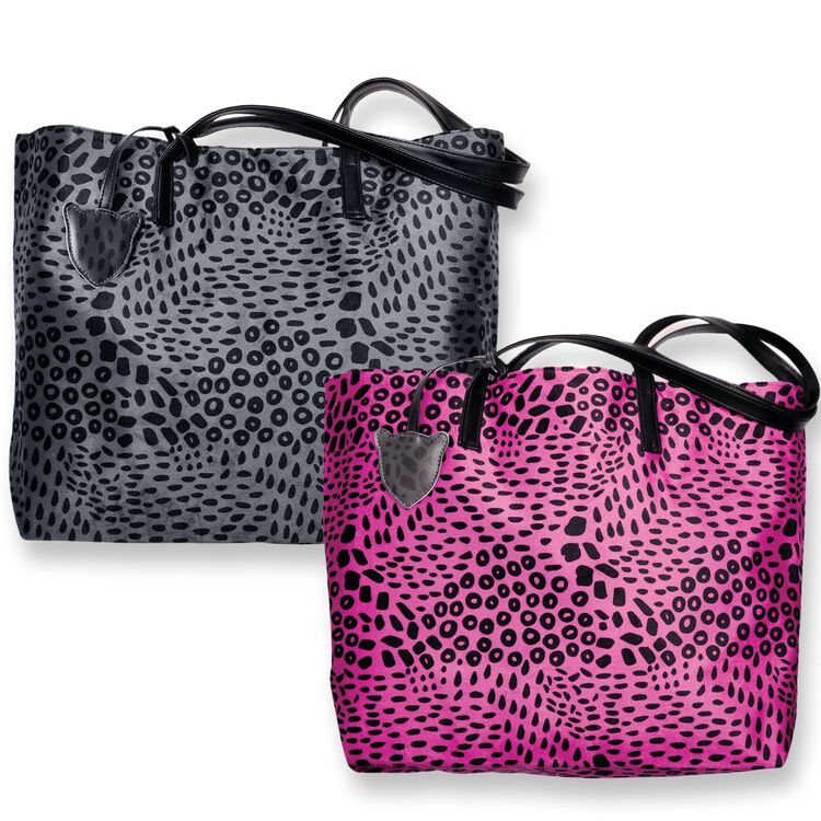 Strawberry Leopard - Leopard Tote Bag