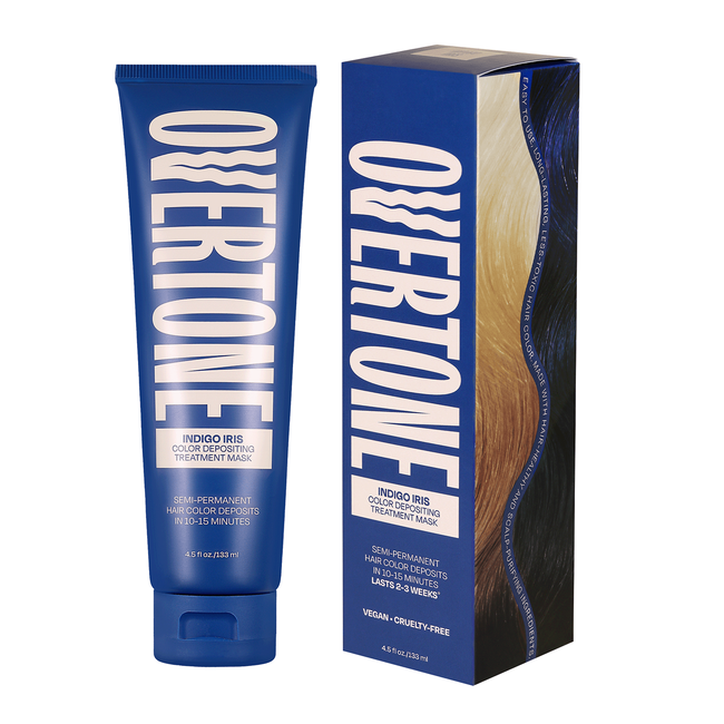 Overton joyzone price Overtone Semi Permanent Hair Color Conditioning Mask, Serene Silver Grey, 8 oz, Vegan Cruelty-Free