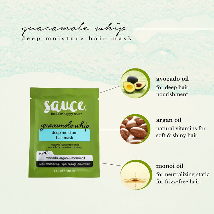 Guacamole Whip Deep Moisture Hair Mask Packette