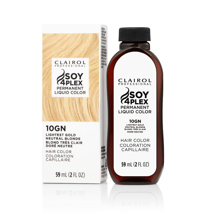 10GN Lightest Gold Neutral Blonde Permanent Liquid Hair Color