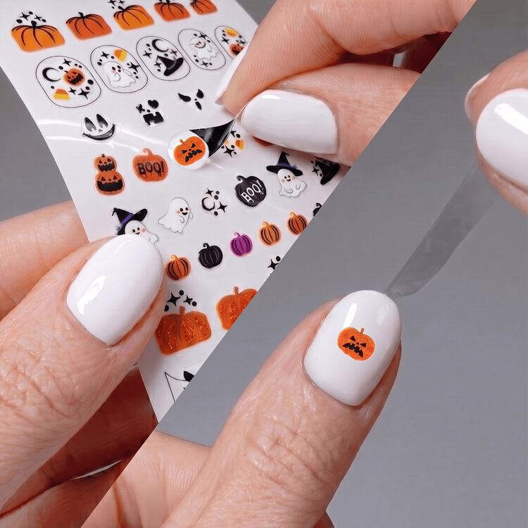 Magic Pick Pumpkin Pickin' Nail Art Stickers