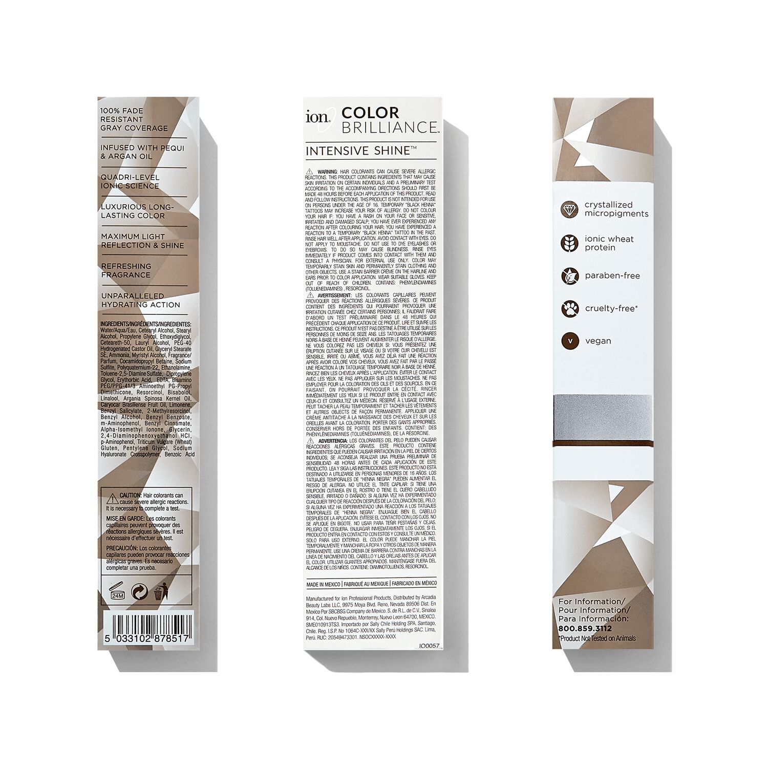 ion 8MB Light Mushroom Blonde Permanent Creme Hair Color by Color