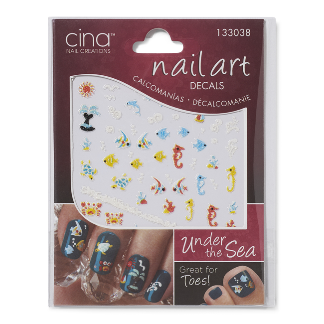 Cina Nail Creations Under The Sea 3 D Nail Art Decals Nail Art