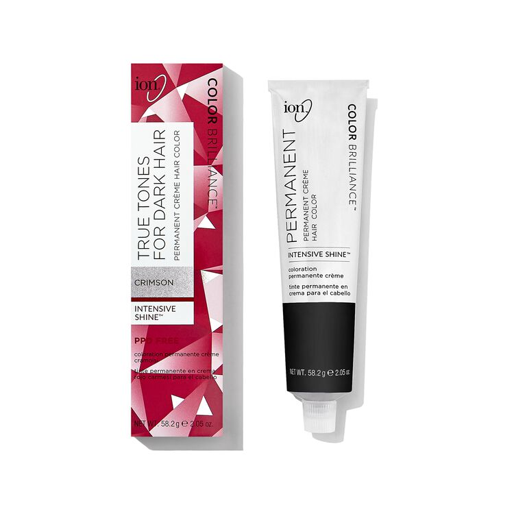 True Tones for Dark Hair Permanent Crème Hair Color Crimson