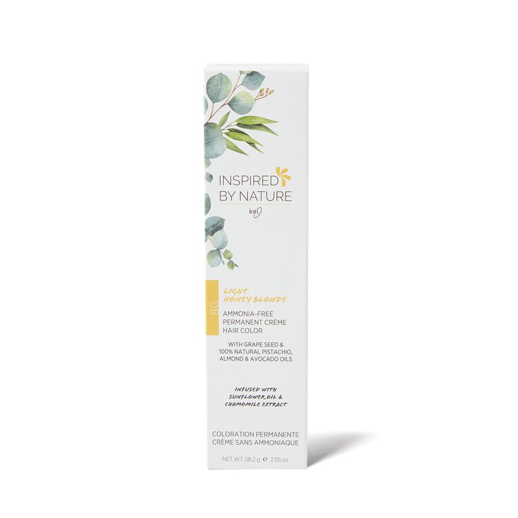 Ammonia-Free Permanent Hair Color Light Honey Blonde 8G