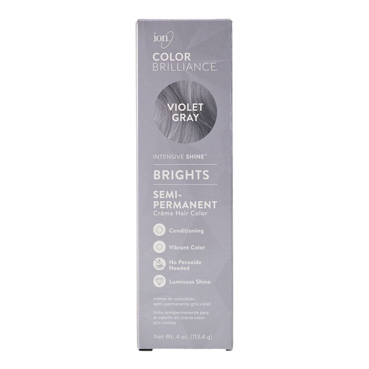 Semi-Permanent Brights Hair Color Violet Gray