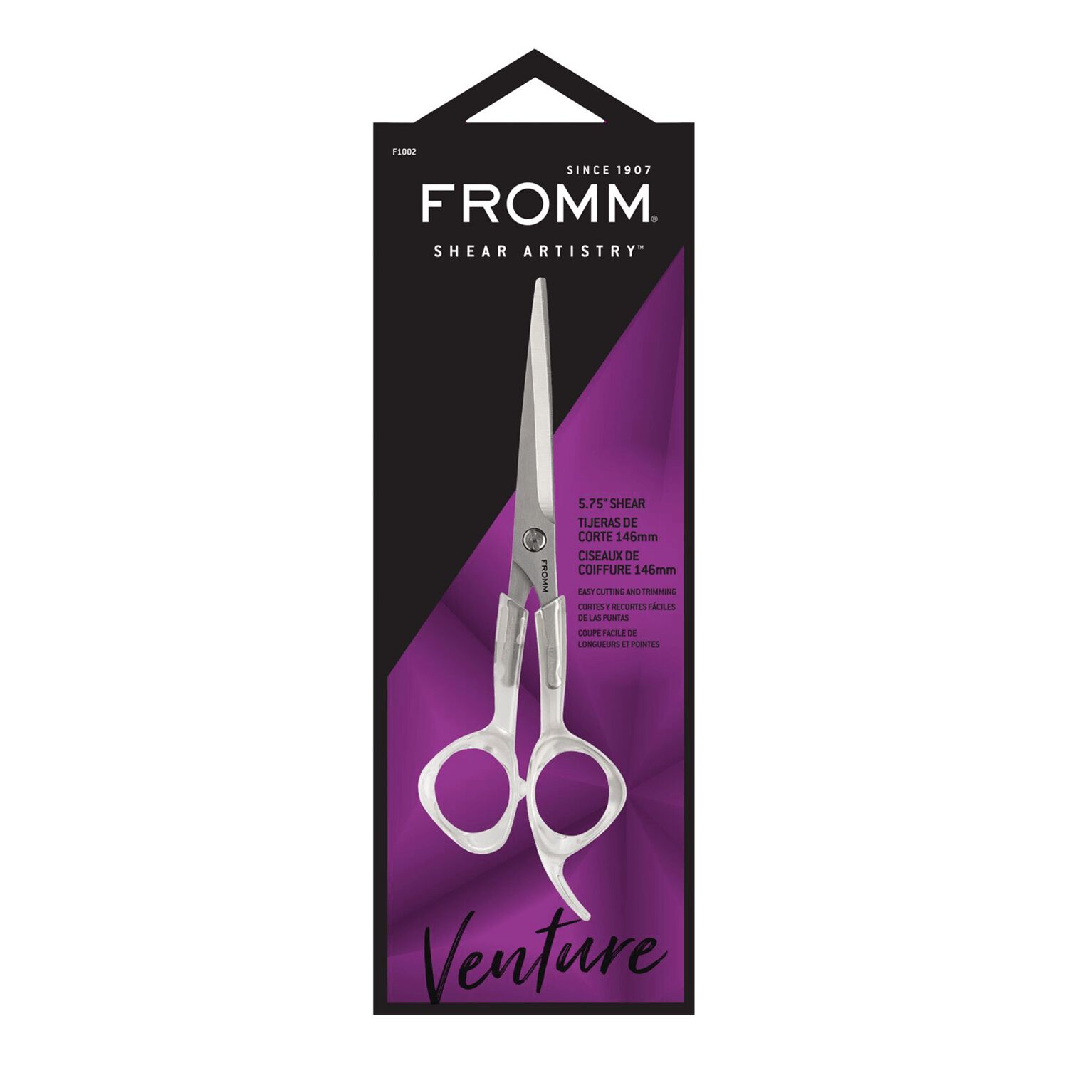 Fromm Venture 5.75" Shear Clear Shears & Shapers Sally Beauty