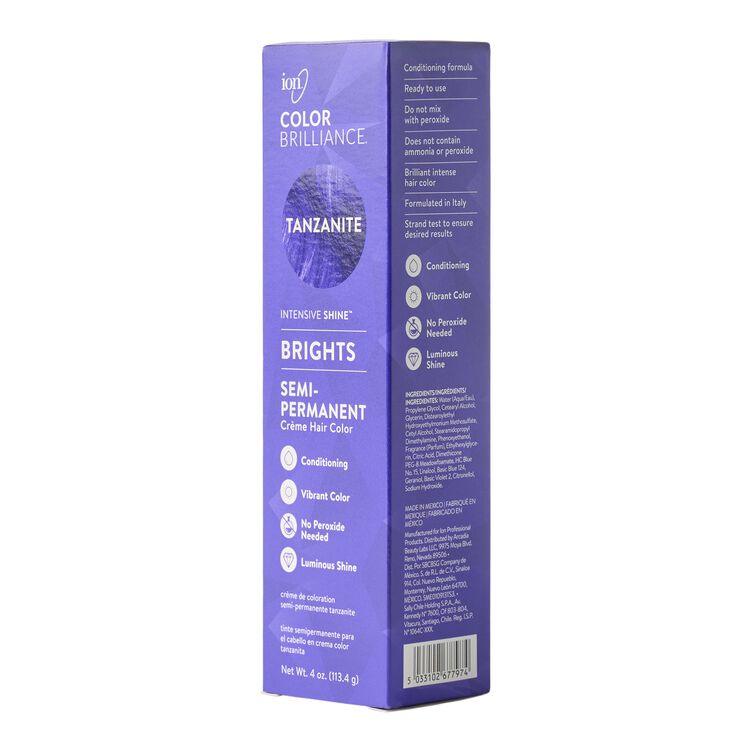 Semi-Permanent Brights Hair Color Tanzanite