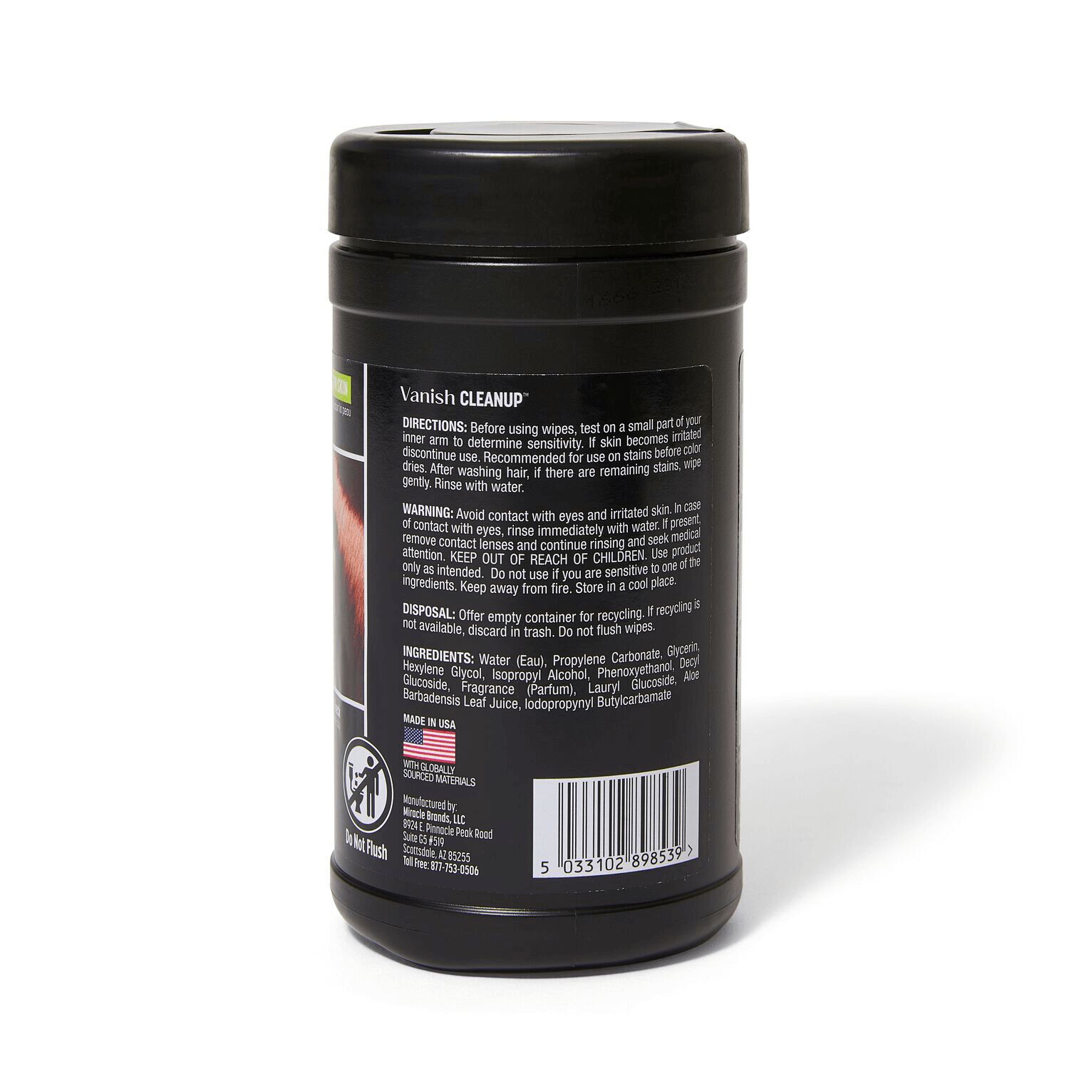 Vanish Clean Up Wipes 100ct Sally Beauty