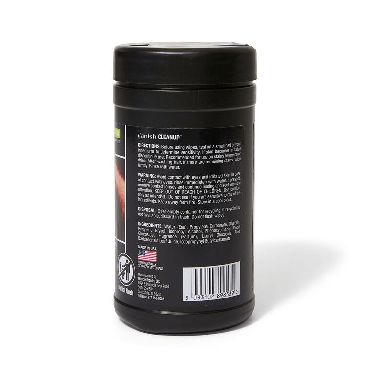 Clean Up Hair Color Remover Wipes 100ct