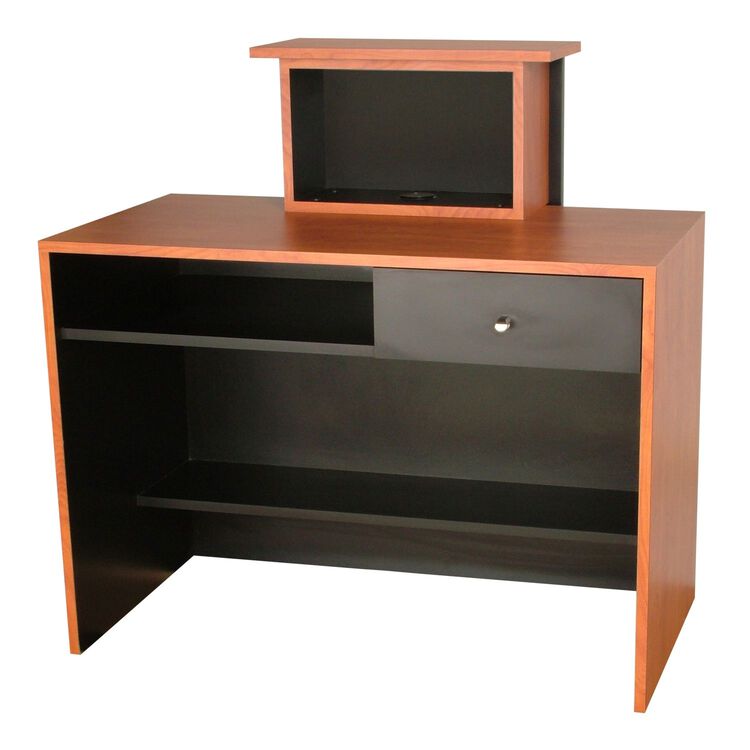G11 Montego Reception Desk Matte Black