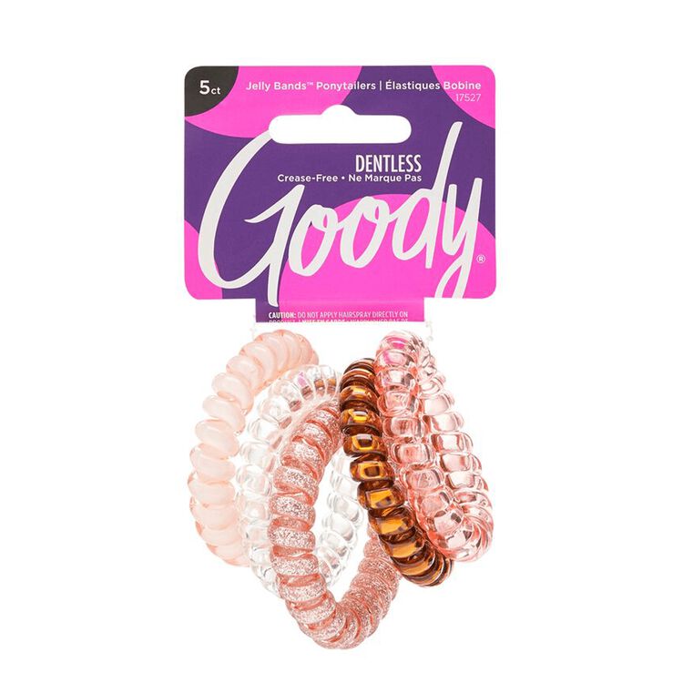 Trend Blush Pink Coil Elastics 5 Count