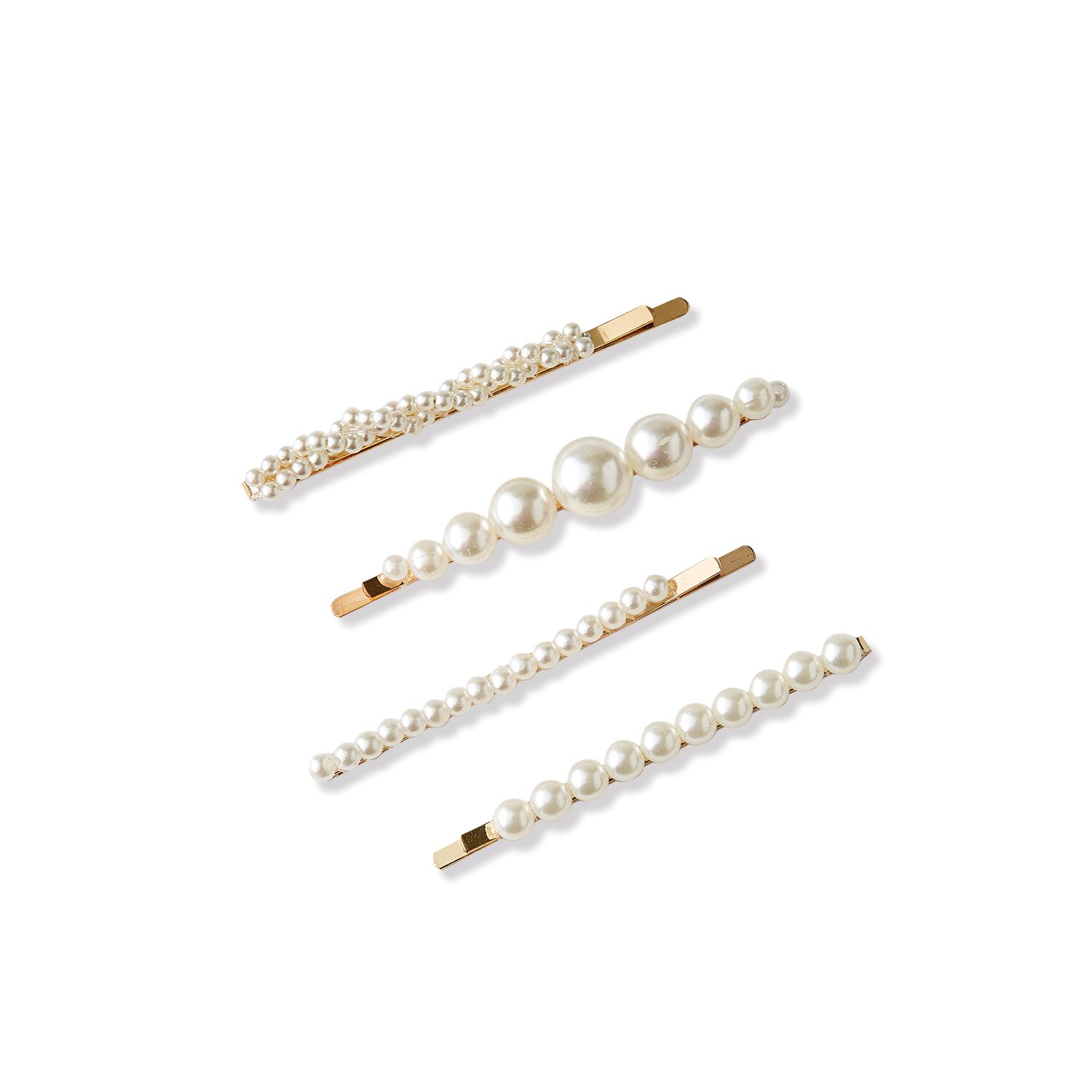 Almar Gold Bobby Pins With Pearls Bobby Pins, Barrettes, & Clips Sally Beauty
