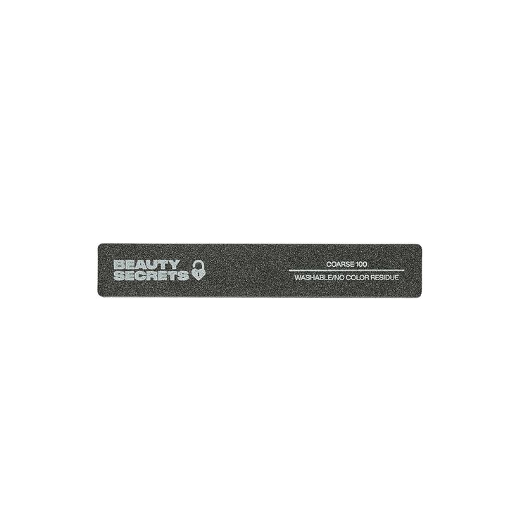 Black Rectangular Cushion Nail File