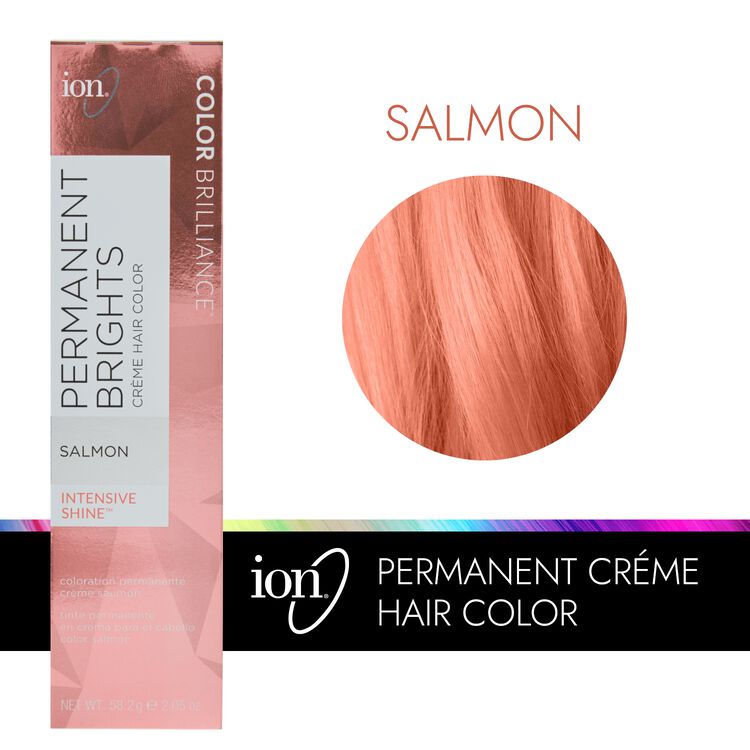 ion Permanent Brights Creme Hair Color Salmon by Color Brilliance |  Permanent Hair Color | Sally Beauty