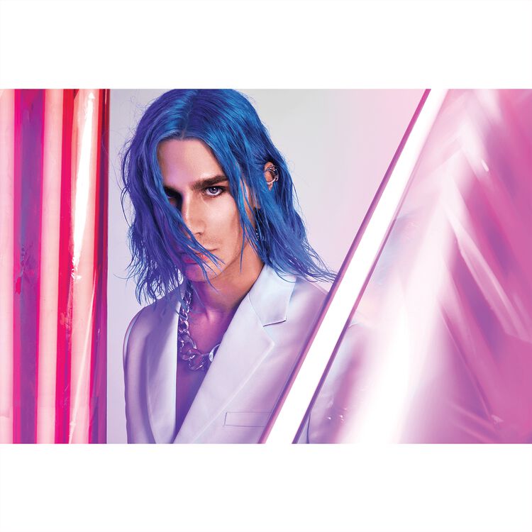 Super Blue Color Depositing Mask