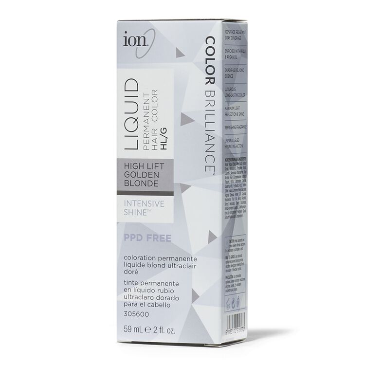 Ion Hl G Hi Lift Golden Blonde Permanent Liquid Hair Color By