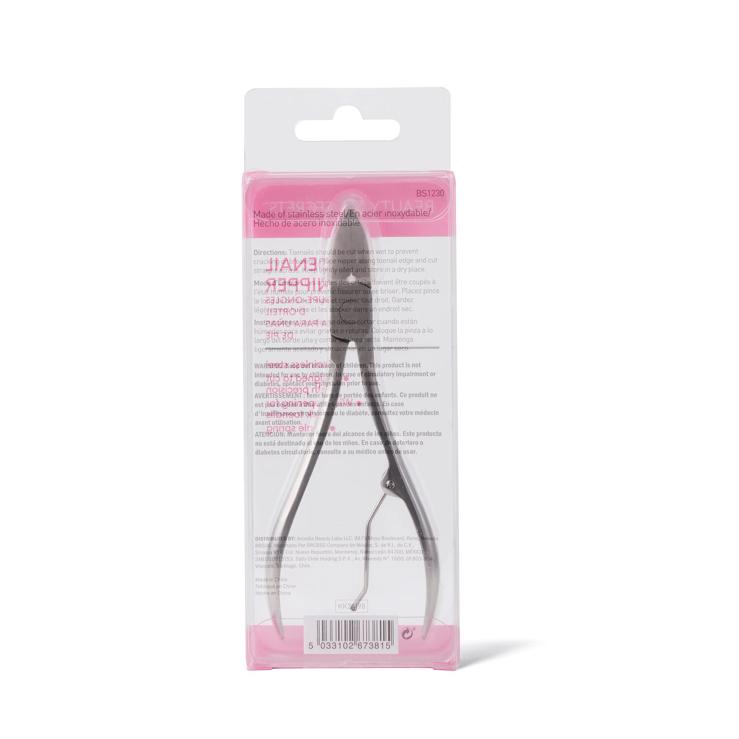 Beauty Secrets Toenail Nipper - Thumbnail 4