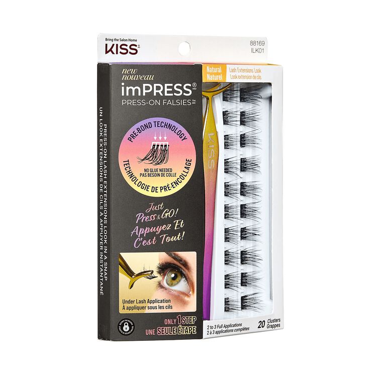 imPRESS Press-On Falsies Eyelash Clusters - Natural Lashes